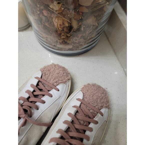 P448 John Yeti Powlamb Faux Shearling Pink Women’s Sneakers Size EU 39 US 8.5 - Picture 9 of 9